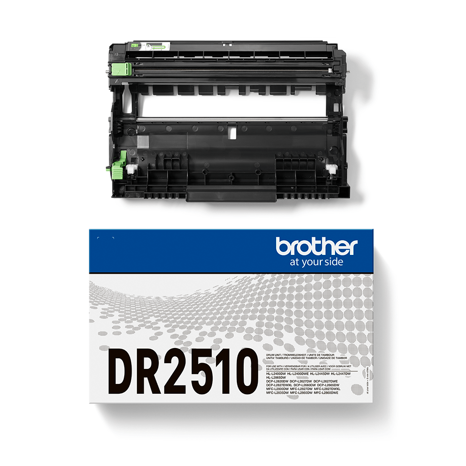 Oriģināls Brother DR2510 printera nomaiņas fotocilindra bloks 3